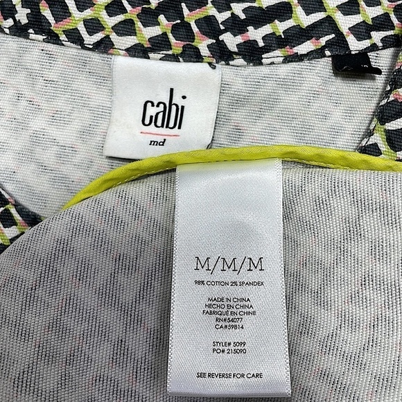 CAbi Jacket Blazer Cliffside Moto Zipper Size Medium - Picture 14 of 14